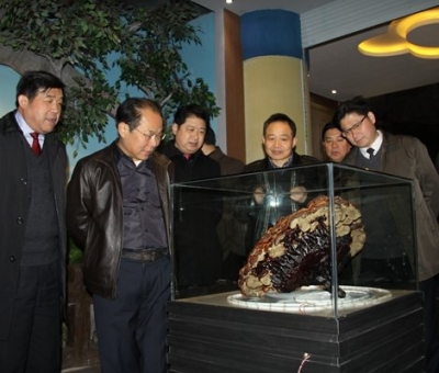 市委常委、宣傳部長潘熙寧，副市長盧天錫蒞臨仙客來公司走訪