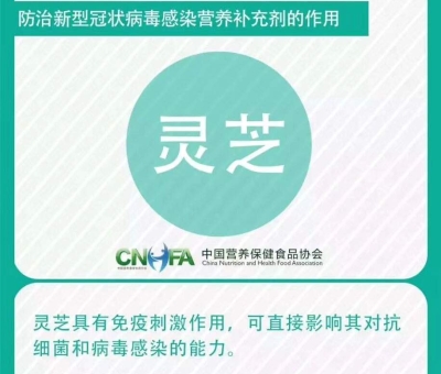 重磅消息：靈芝被列為防治新型冠狀病毒感染的營養(yǎng)補充劑